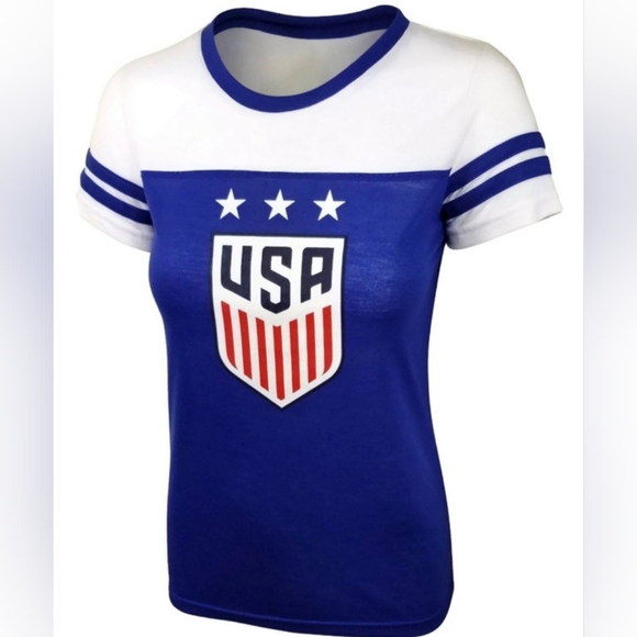 Target Tops - FIFA US Womens Soccer 2019 World Cup Poly T-Shirt Womens 2XL Blue White